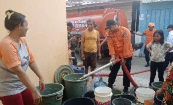 BPBD Bandar Lampung Siapkan 4 Mobil Tangki Air, Layani Warga 24 Jam