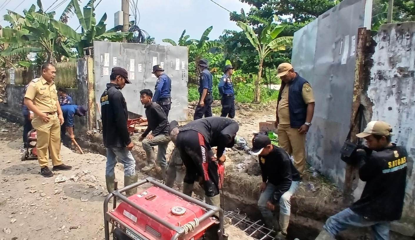 Normalisasi Drainase Gunung Pala Selesai, Genangan Air Teratasi