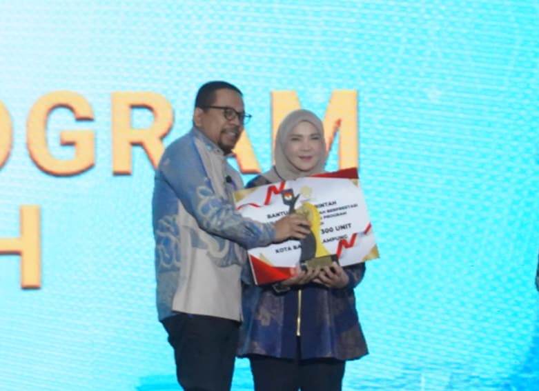 Pemkot Bandar Lampung Terima Penghargaan Daerah Berprestasi Program 3 Juta Rumah 2026