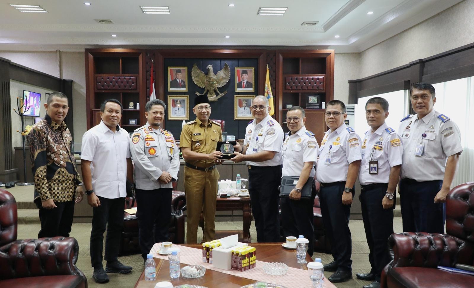 Silaturahmi Kepala Kantor KSOP Kelas I Panjang, Pemprov Lampung Dorong Optimalisasi Potensi Maritim dan Kolaborasi Pelaku Usaha