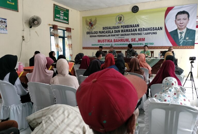 Suntan Silaturahmi Dengan Warga Way Lima serta Sosialisasi PIP