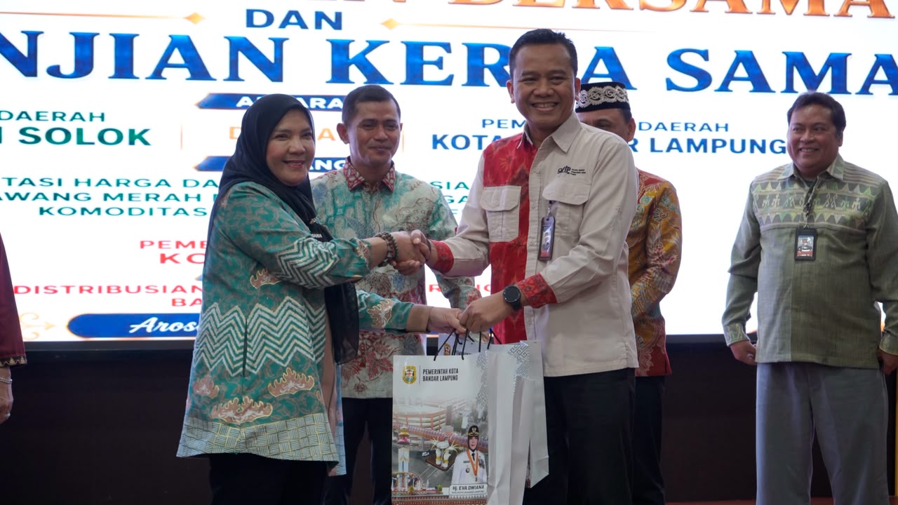 Bandar Lampung Gandeng Solok Kendalikan Inflasi