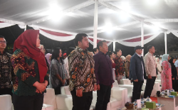 Anggota DPRD Provinsi Lampung Menghadiri kegiatan Pentas Seni dan Budaya Kodam XXI/Radin Inten