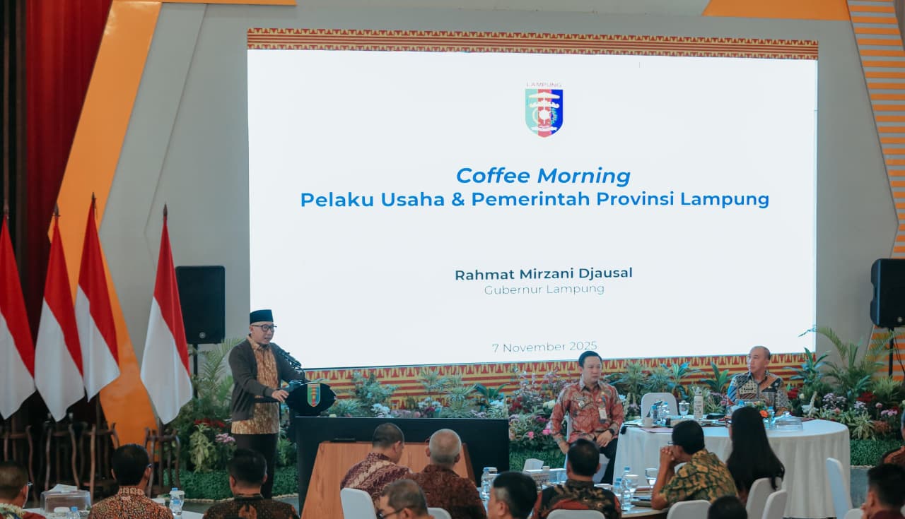 Gubernur Mirza Buka Ruang Dialog Guna Perkuat Sinergi Pemerintah dan Dunia Melalui Acara Coffee Morning di Mahan Agung