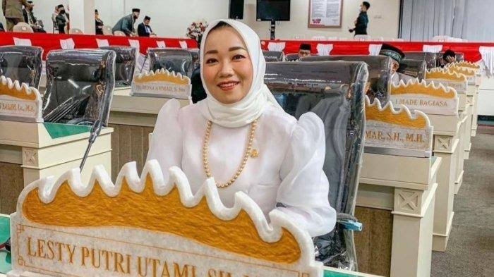 Ketua Fraksi PDI Perjuangan DPRD Provinsi Lampung, Lesty Putri Utami