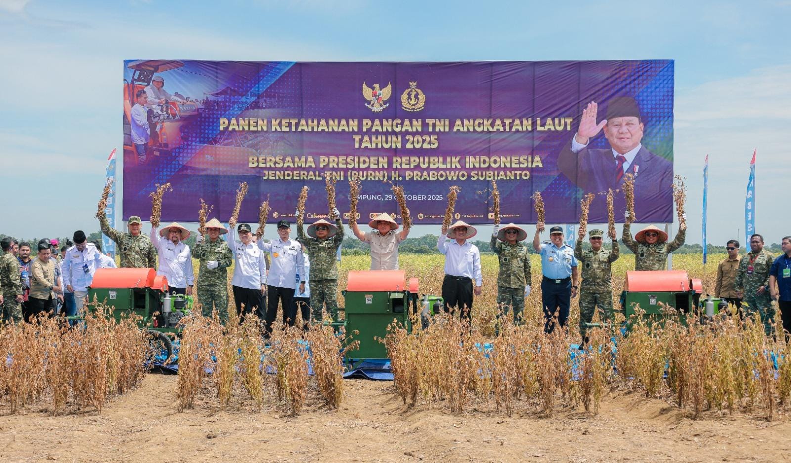 Menhan Sjafrie Harapkan Lampung Jadi Pusat Swasembada Kedelai Nasional