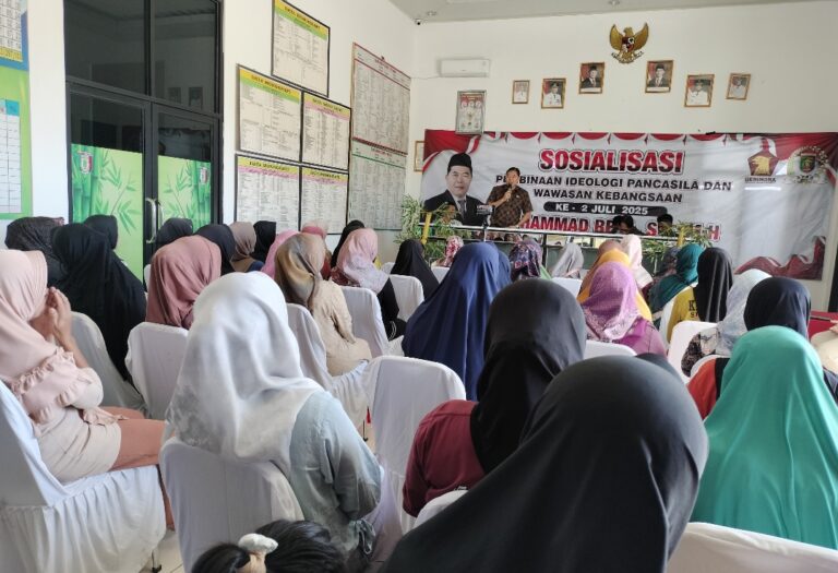 Mohammad Reza Sosialisasi Ideologi Pancasila di Pringsewu