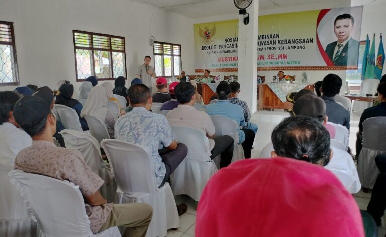 Mustika Bahrum Sosialisasi Ideologi Pancasila di Sidodadi