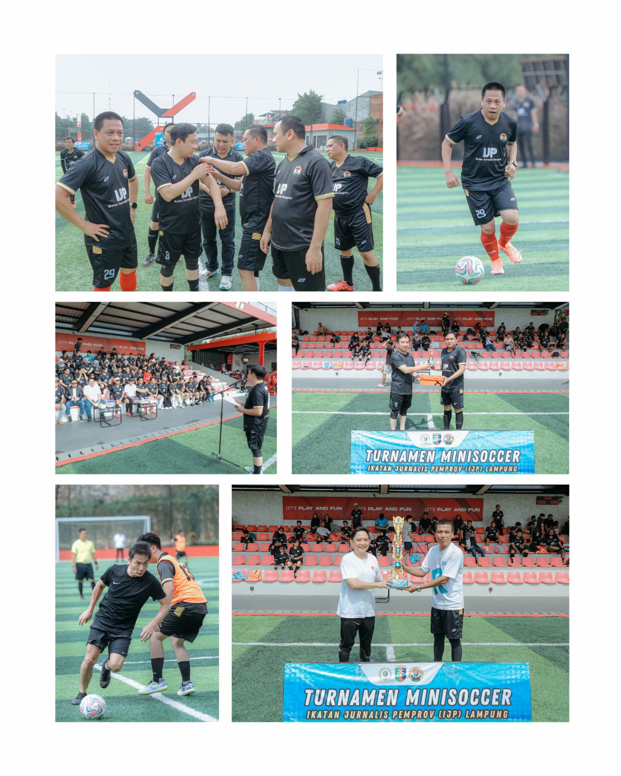 Pemprov Lampung Perkuat Sinergi Dan Kemitraan Dengan Insan Pers Melalui Turnamen Mini Soccer Ikatan Jurnalis Pemprov