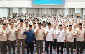 Peringatan HUT ke-76 Satpol PP,  Gubernur Tekankan Peran Strategis Satpol PP Jaga Ketertiban dan Stabilitas Daerah