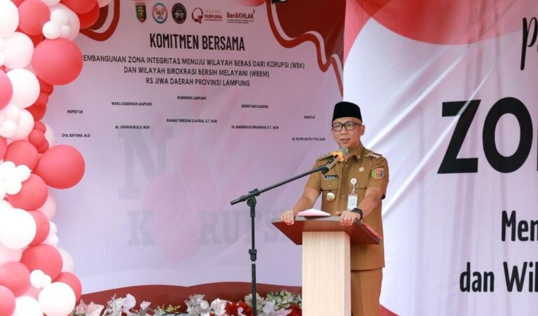 Penandatanganan Pakta Integritas di RSJ Daerah Provinsi Lampung