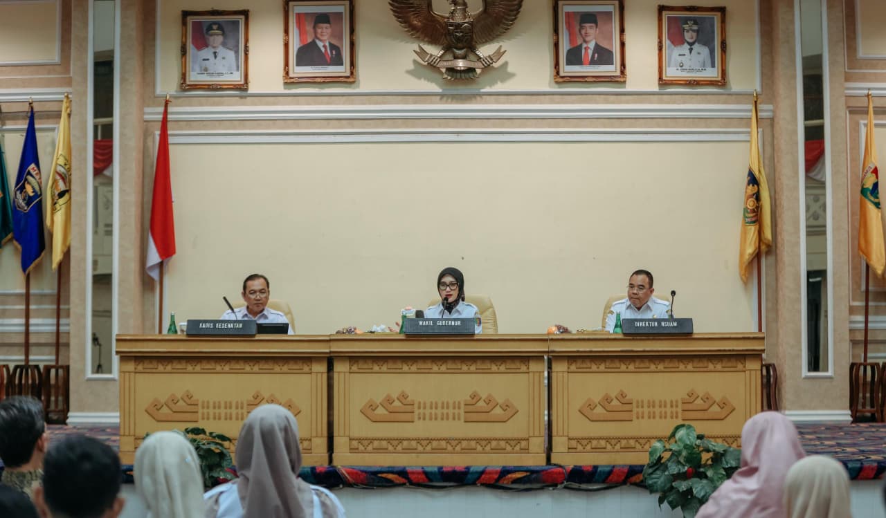 Wagub Jihan Nurlela Buka Rakor Kesehatan 2025