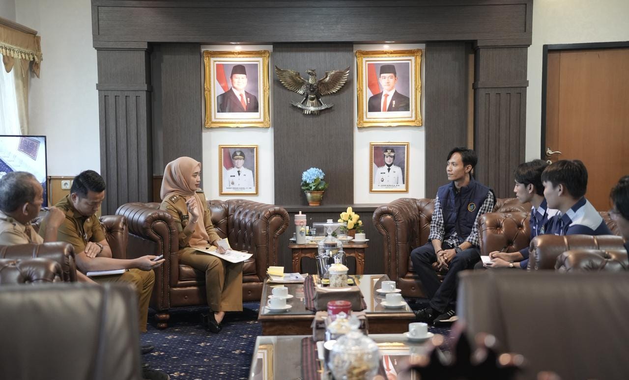 Wagub Jihan Nurlela Terima Aktivis Lab for Democracy Studies