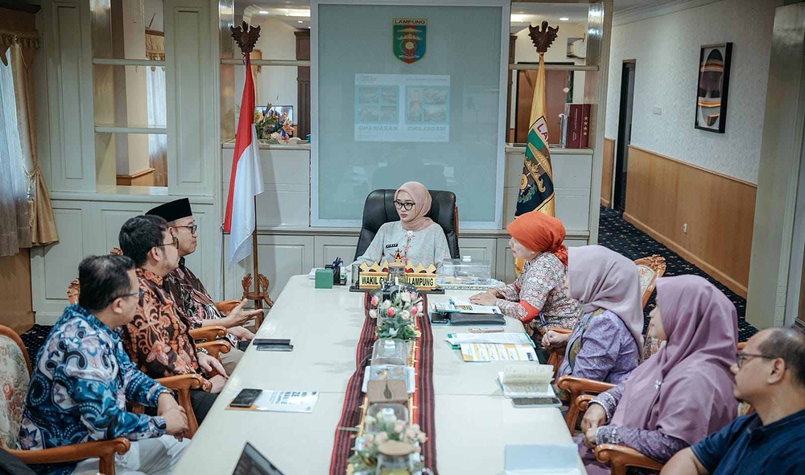 Wagub Jihan Nurlela Terima Kunjungan CEO Perusahaan Pengelolaan Sampah Waste to Wealth